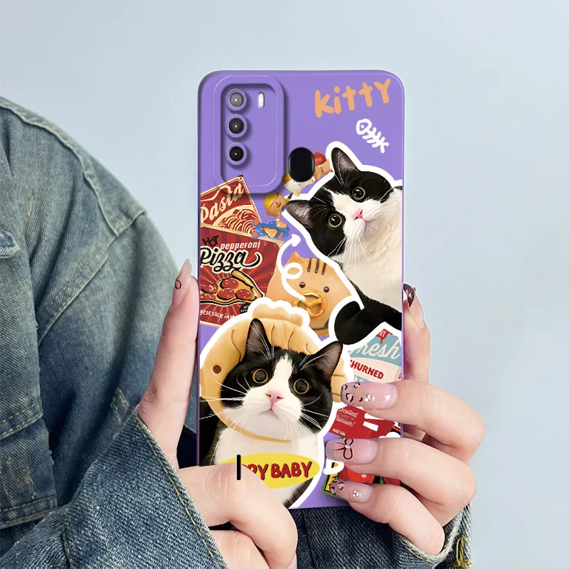 For Itel S16 / Vision 1Pro 1 Pro Phone Case Cover Soft Silicone Sweet Painted Shell Funda Lovely Printed Protective Casing Coque