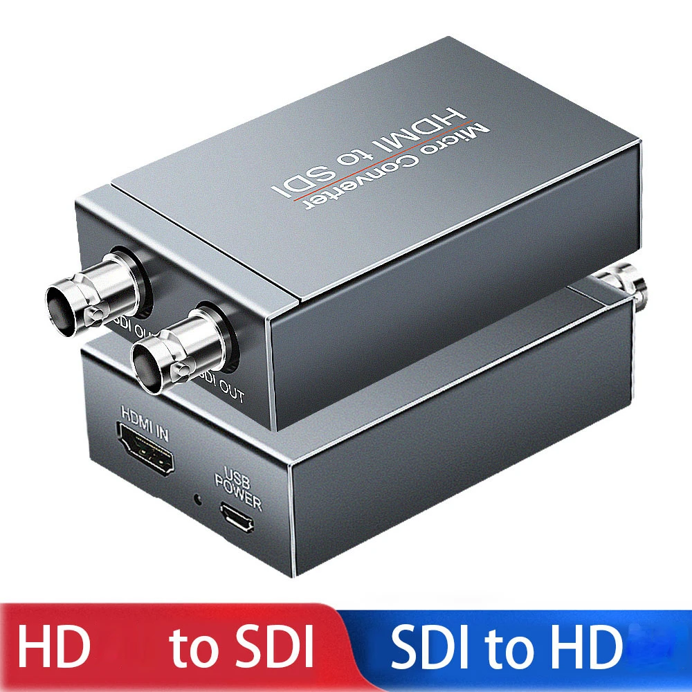 

Mini HD 3G SDI to HDMI Converter HDMI to SDI*2 Adapter 3G Display 1080p with usb power HDMI Switcher to SDI for PS3/4 Smart box