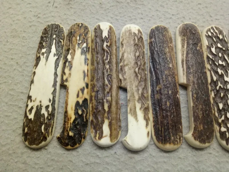 1 пара весов ручной работы с рогами для швейцарского армейского ножа Victorinox 91 мм SAK