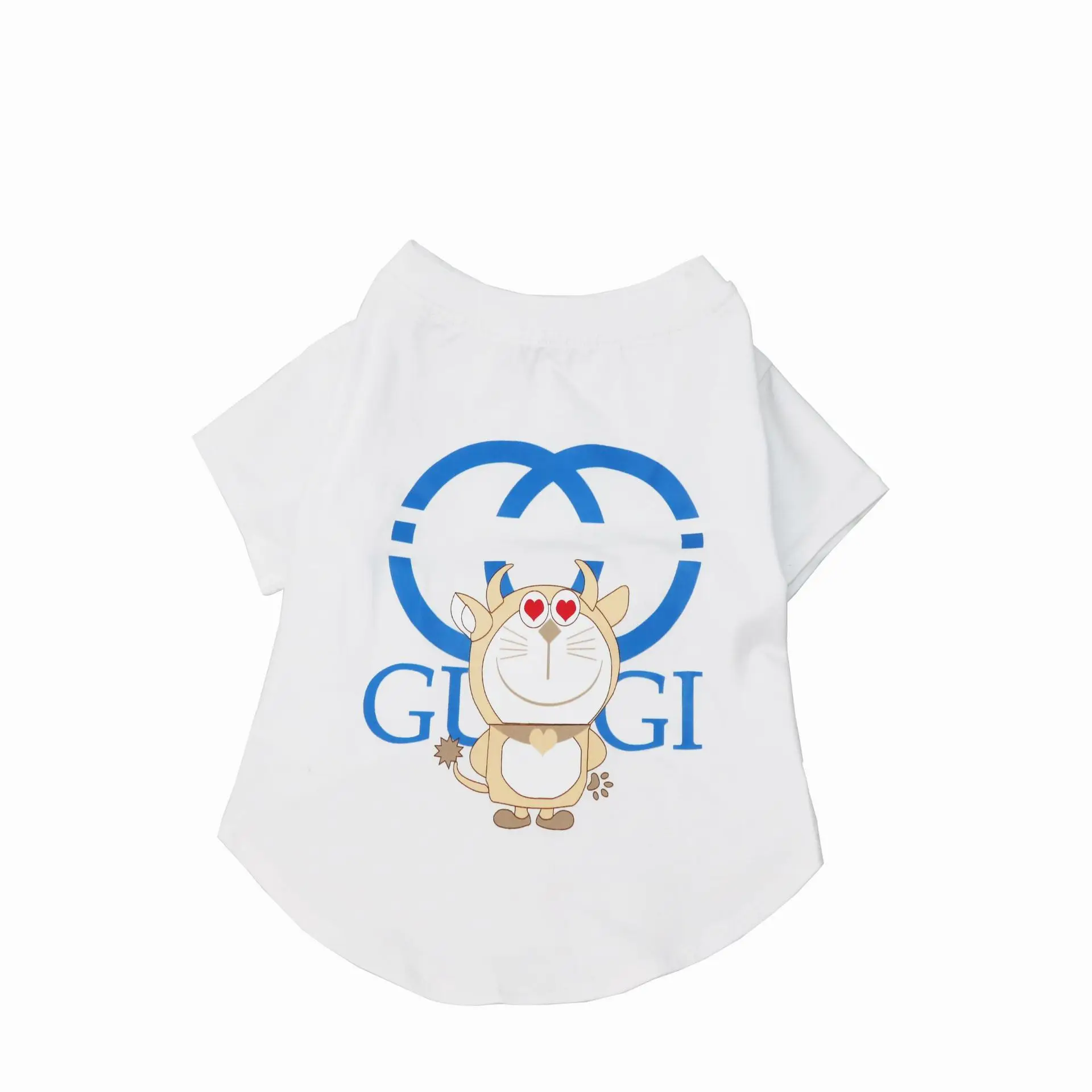 

Cross-border trade pet dog clothes summer small medium-sized dog clothes summer presbyopia cat T-shirt cartoon luxury