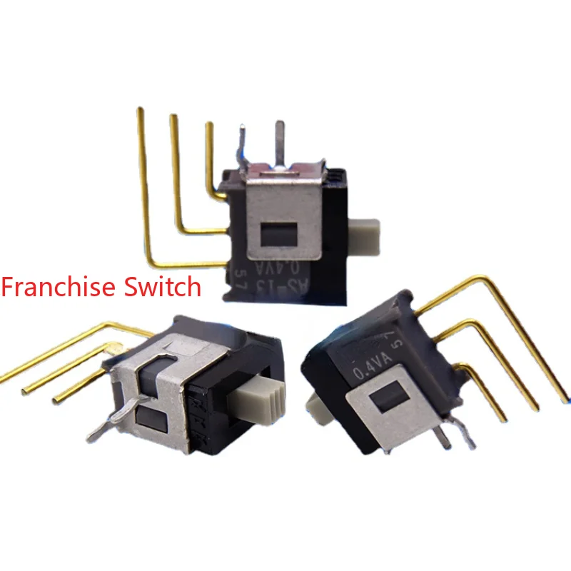 

AS13AV Vertical Curved Foot Micro Sliding Switch 3-pin 3-speed Toggle