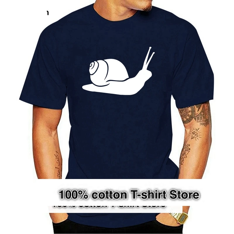 

Snail T-Shirt Cool Funny T-Shirt Men High Quality Tees