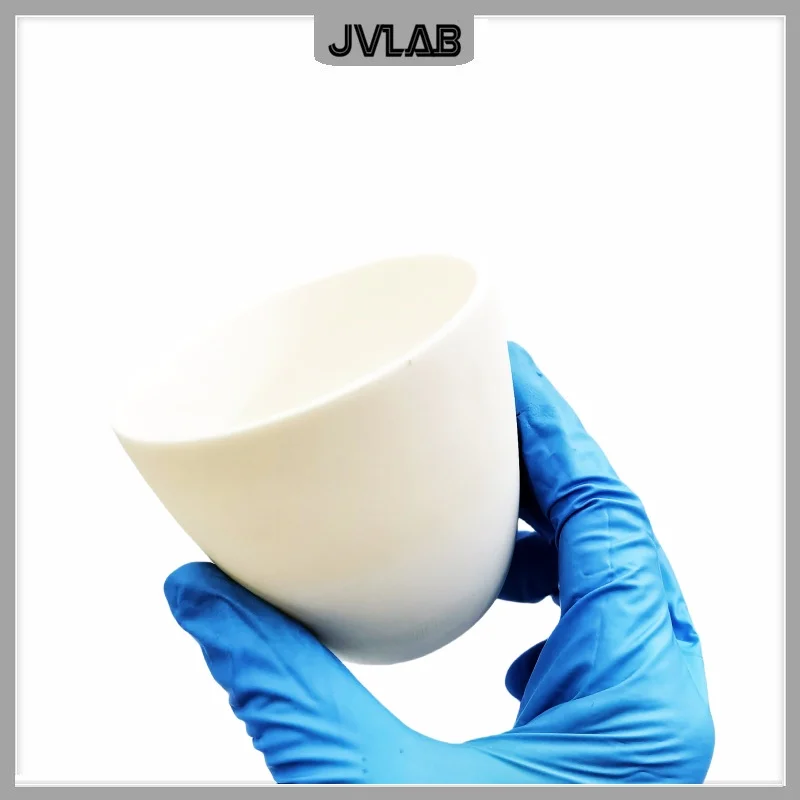 Корундовый тигель 99% глиноземный пепльный от 10 мл до 500 без крышки для