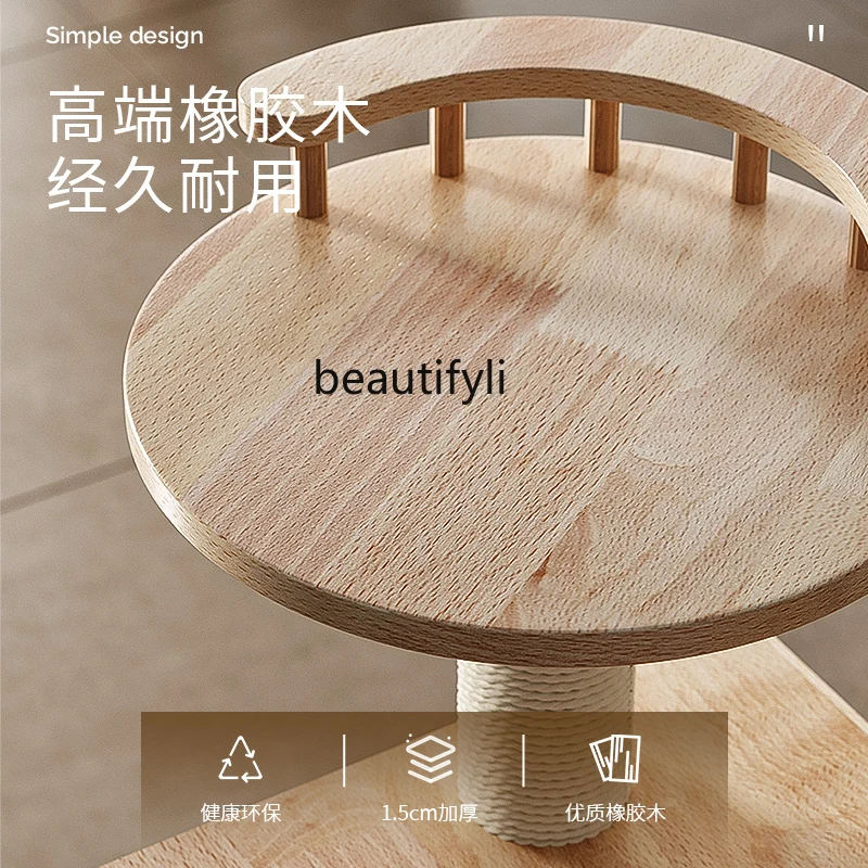 Качели из массива дерева для кошек рама скалолазания Большое Гнездо