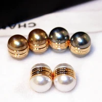 new series fashion trend imitation pearl temperament magnet earrings without earring women