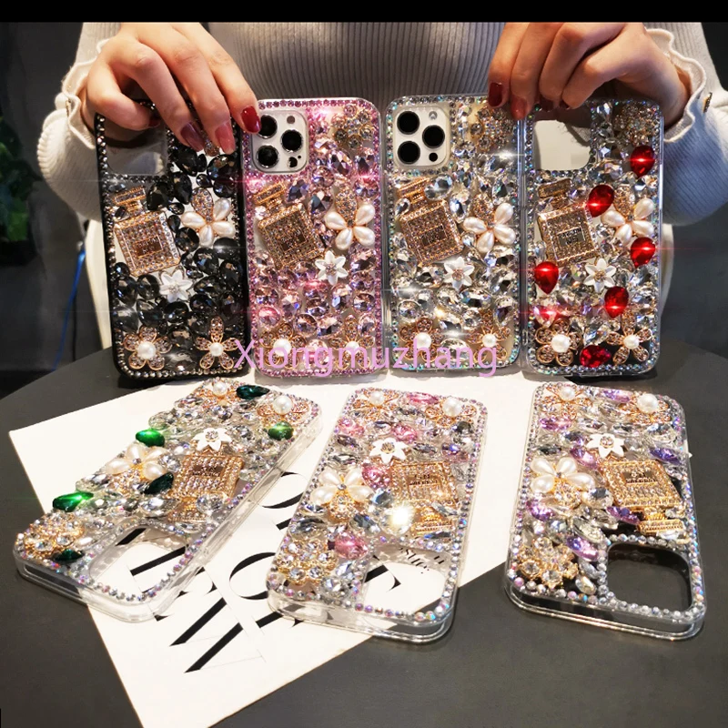 

Luxury Rhinestone Phone Case Bling Diamond Cover for Samsung J3 J5 J7 A3 A5 A7 2016 2017 J4 Plus J6 J8 A6 A8 Plus A750 A9 2018