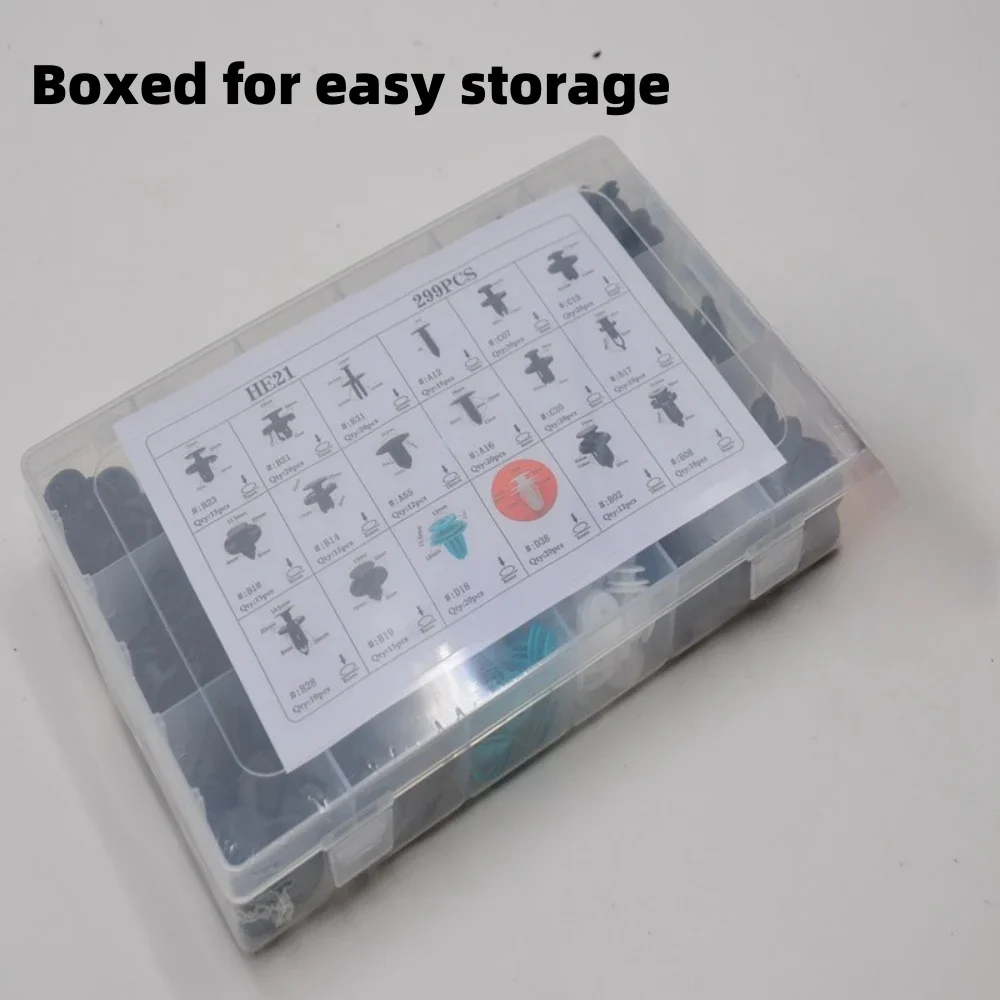 Заклепки для кузова автомобиля заклепки Mercedes Benz BMW Citroen Honda Nissan 299 шт. 18 размеров