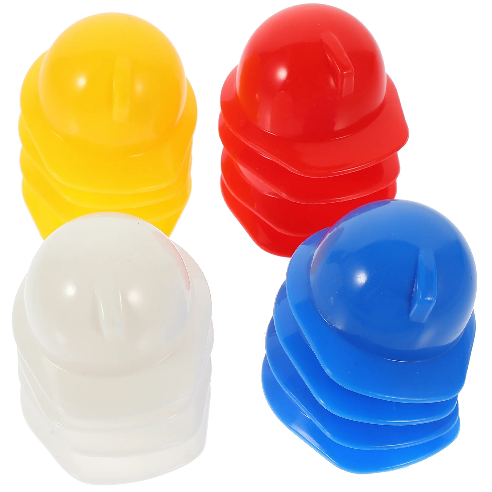 

40pcs Multi-functional Mini Decor Mini Safety Hat Model Cake Topper Bottle Cap Pet Safety