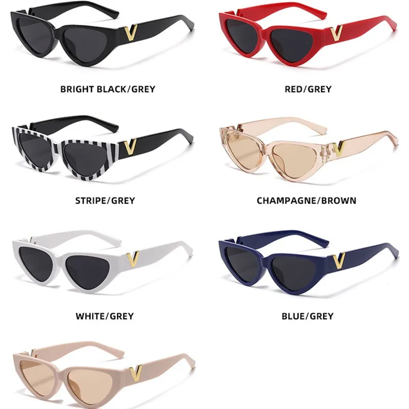 Новинка 2024 модные квадратные солнцезащитные очки в стиле ретро с V-образным