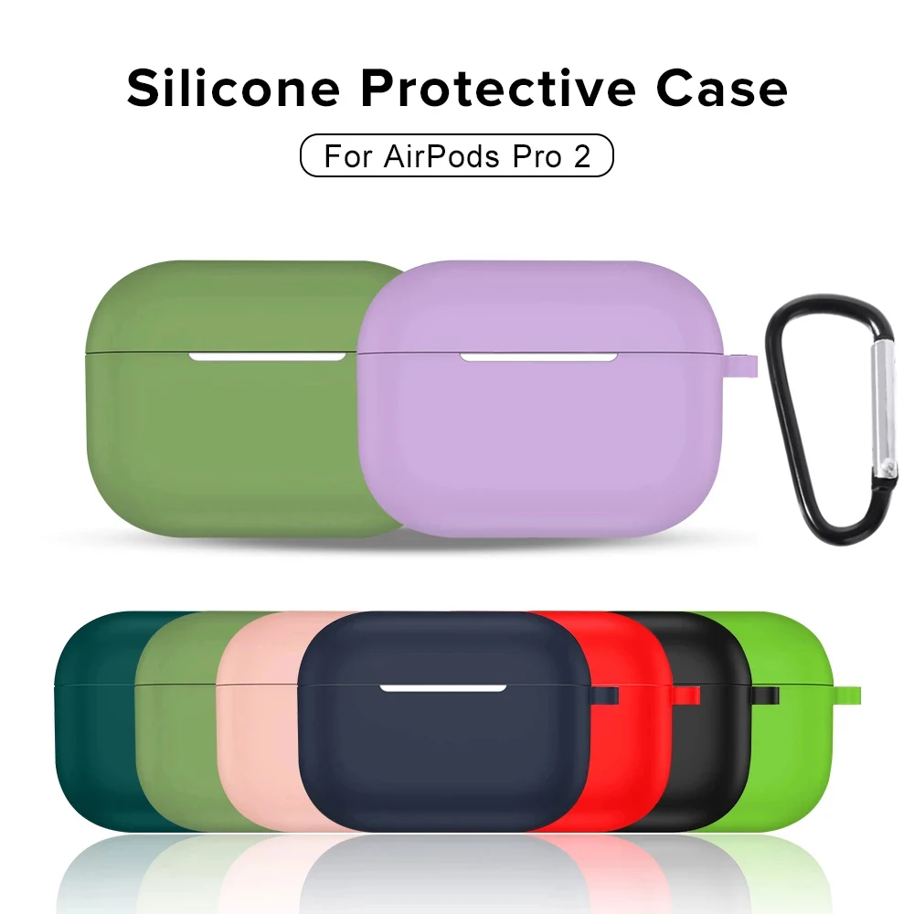 

Cute Soft Silicone Earphone Case for Apple AirPods Pro 2 Wireless Headphone Case on Airpodspro2 Air Pods Airpod Pro2 Accessories