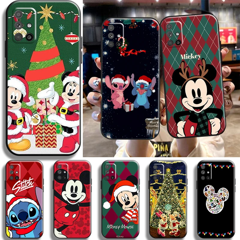 

Christmas Disney Mickey Stitch For Samsung Galaxy M52 M51 M31S M31 M32 M30S M22 M20 M12 M11 Phone Case Shockproof TPU