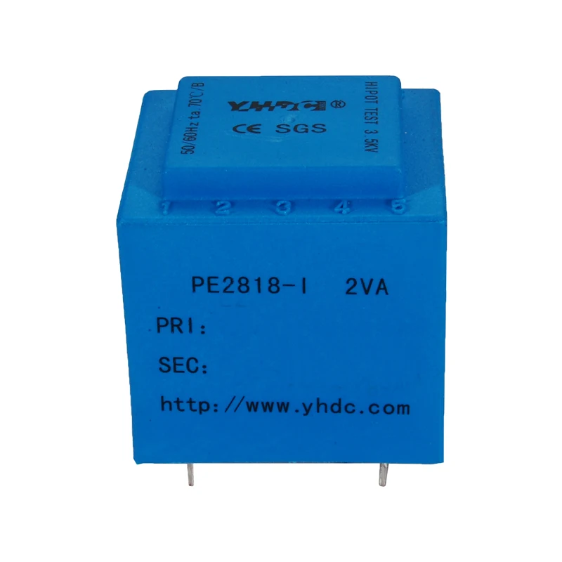 PE2818-I 2VA 220V 24V трансформатор для монтажа печатной платы Инкапсулированный |