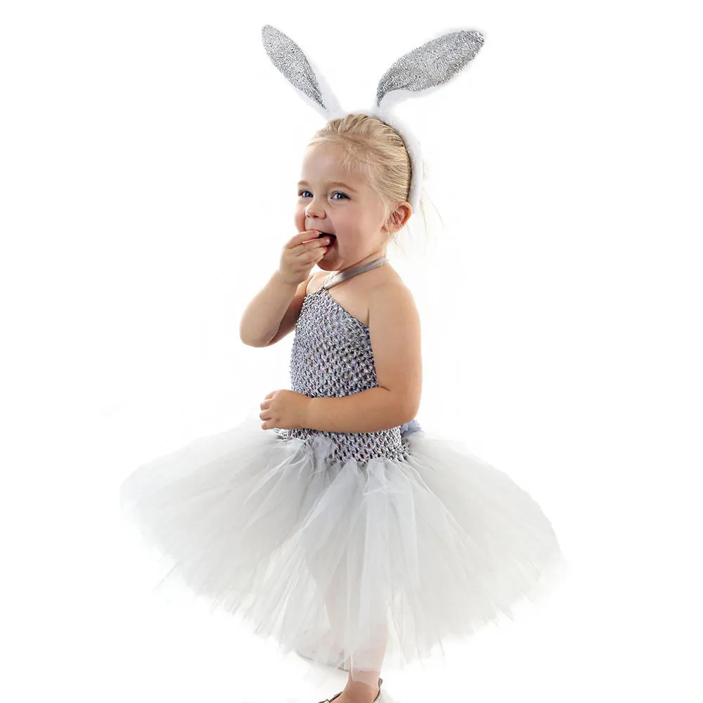 

Пасхальный костюм в европейском и американском стиле, Детская сетчатая юбка-пачка для танцев и выступлений, юбка принцессы, праздничное пла...