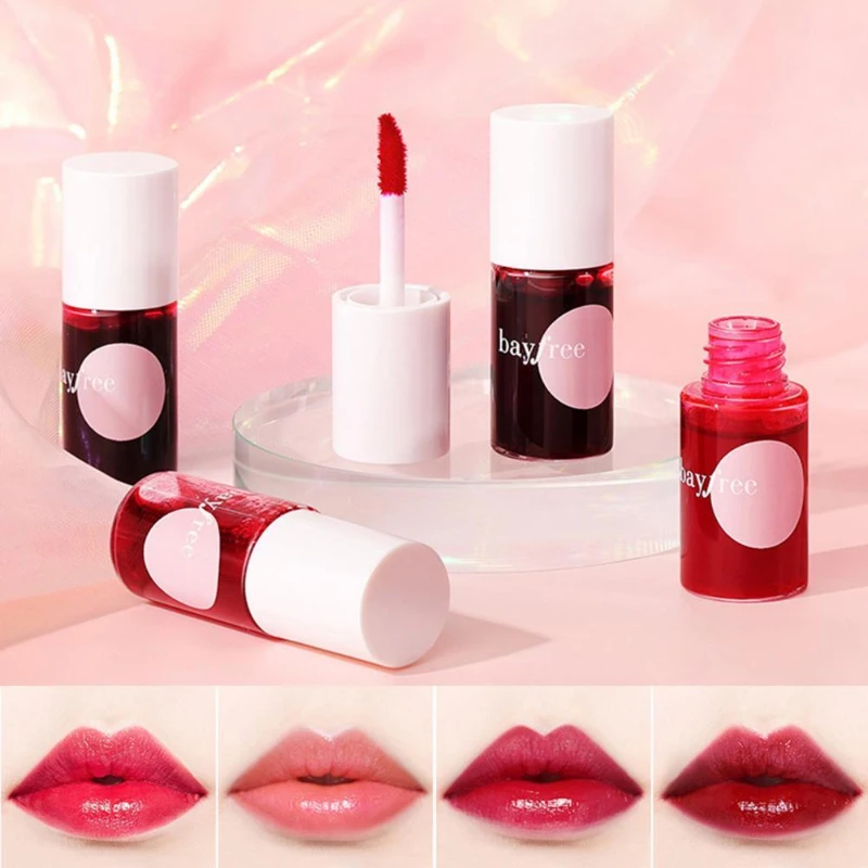 

7.1ml Fashionable Nourshing Tint Waterproof Dual-use Non-sticky Natural Effect Lips Eyes Cheeks Liquid Lip Tint for Beauty 1pc