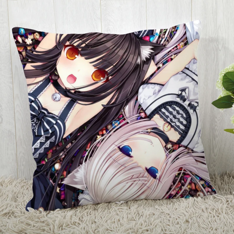 

Nakopara Pillowcase Printed Pillow Cover Anime Grils Decorative Pillowcase Customize Gift 45x45cm
