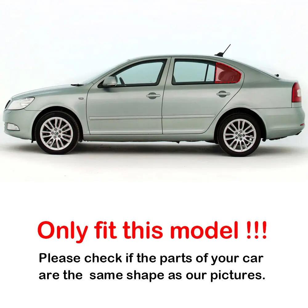 Фото Для Skoda Octavia 2008-2012 автомобильная задняя жалюзи, оконная боковая крышка, накладка, наклейка, вентиляционный совок, АБС-пластик, аксессуары из углеродного волокна, авто №2