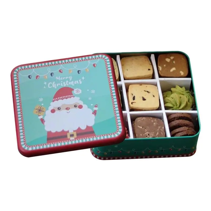Storage Tinplate Tins For Cookies Holiday Empty Tins For Candy Chocolate Cookies And Small Gifts