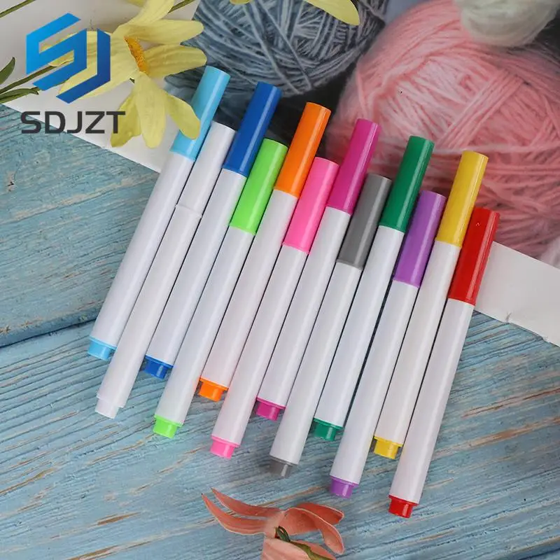 

New Liquid Chalk Pens For Wall Sticker Kids Room Blackboard Erasable Non-dust Chalk Removable Marker Pen Stationery 12 Colors