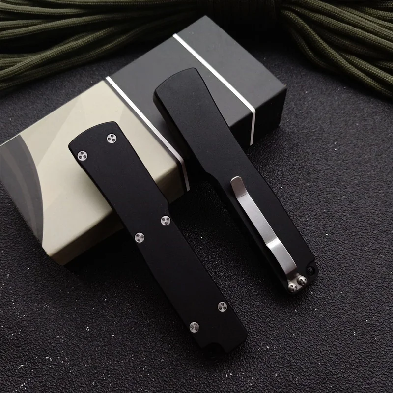 

Micro OTF Tech Knife UT70 Series 7CR17 Steel Blade CNC Tech Aluminum Alloy Handle Outdoor Camping Self Defense Pocket Knife