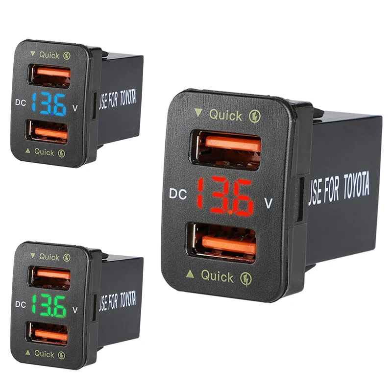

Автомобильное зарядное устройство с двумя USB-портами, 36 Вт