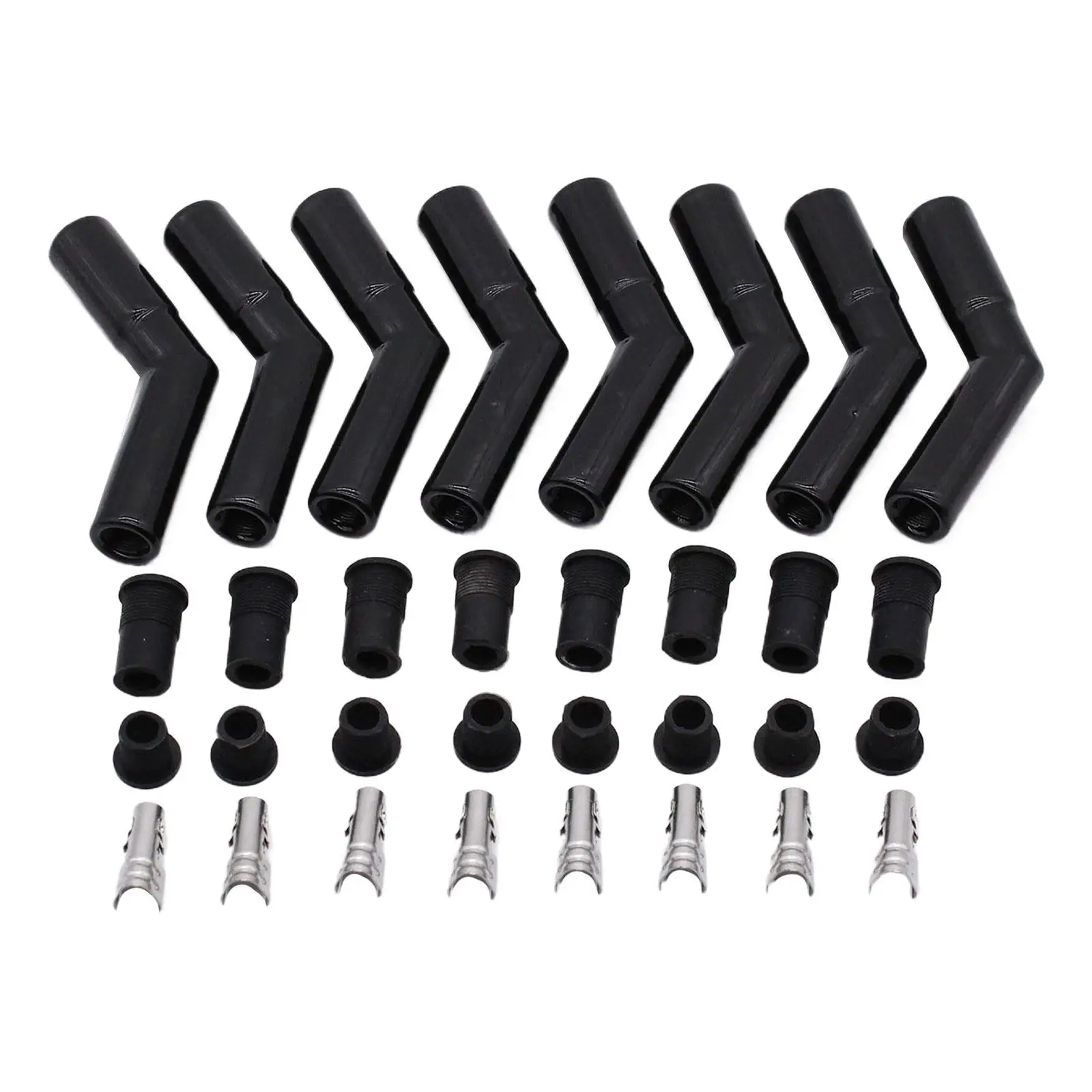 8x комплект керамических чехлов для свечей зажигания прямые 45 градусов