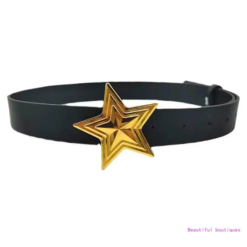 

Subculture PU Belt for Teens Girl Women Waistband Casual Waist Belt for Shorts DropShip