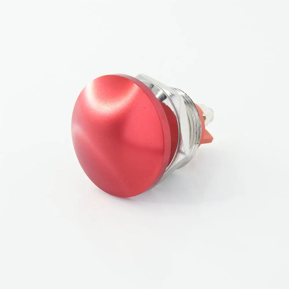 

Металлический кнопочный переключатель с грибовой головкой, 16 мм, 19 мм, 22 мм, самосброс, самоблокировка, ВКЛ./ВЫКЛ., водонепроницаемая 1NO винтовая ножка 3-220 В, ip65