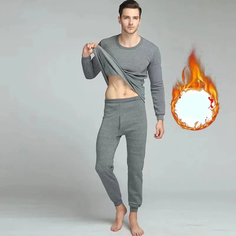 

Men's Long Johns For Male Winter Thermo Underwear Clothes Sets Men Keep Warm Thick Thermal