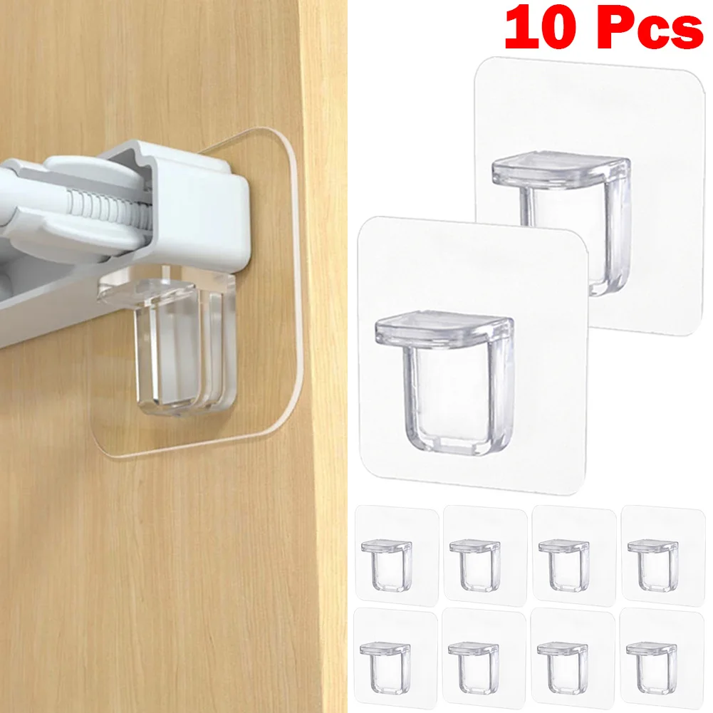 

10pcs Cabinet Shelf Support Adhesive Pegs Plastic Closet Shelf Support Clip 6cm Punch-free For Home Decoration Accessories