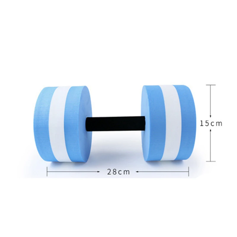 

2Pc Water Dumbbells Eva Automatic Floating Foam Dumbbells Aerobic Exercise Men Women Swimming Pool Resistance Fitness Tools