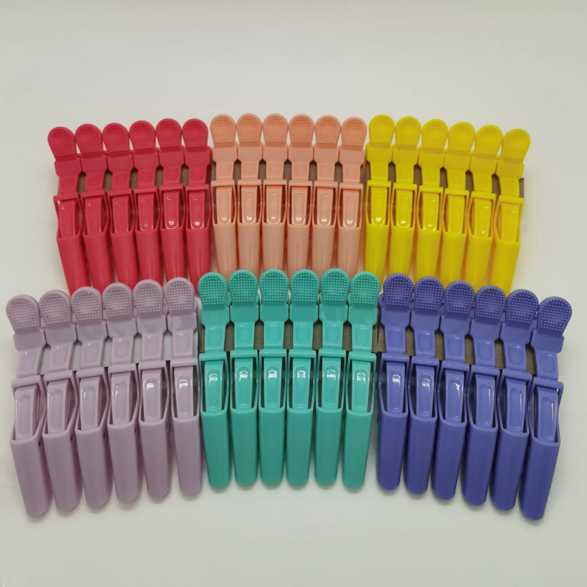 

6 шт./партия, пластиковые зажимы для волос, зажимы для парикмахерских, зажимы для волос, зажимы для парикмахерских, аксессуары для волос, шпилька