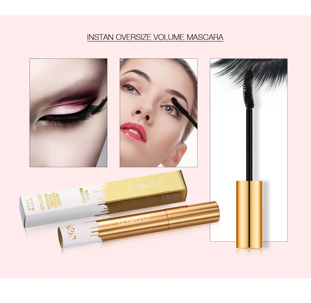 

O.TWO.O Eyelash Mascara Waterproof Fast Dry Black Thick Curling Professional Eye Makeup Eyelash Extending Cosmetics