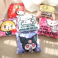 kawaii sanrio cute melody pillow air conditioning pillow dual purpose sofa cushion pillow nap pillow nap rest quilt gift toys