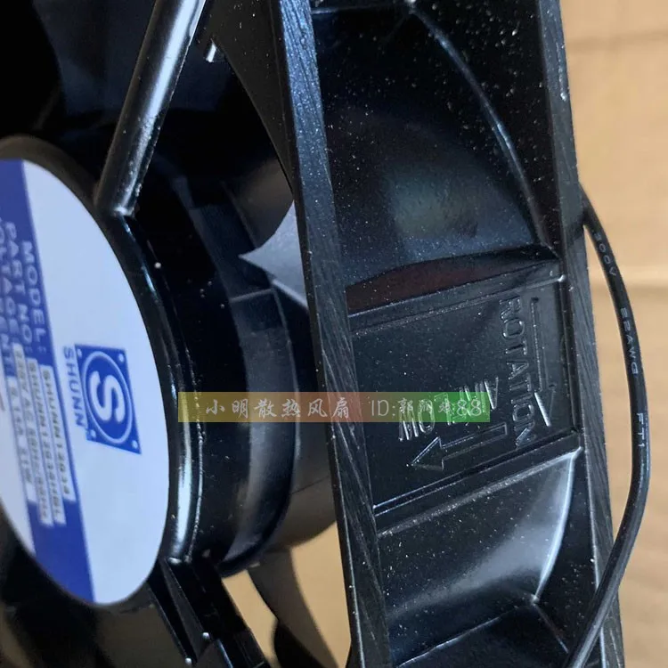 Фото SHUNN 12038HBL, медь 12038, 12 см, шариковый охлаждающий вентилятор, оборудование, вентилятор для шкафа №2