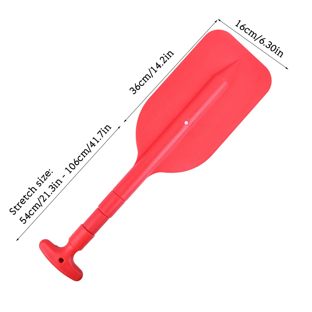 

Portable Rafting Paddle Telescopic Length 54-106cm Aluminum Alloy Paddle T Handle Outdoor Boat Kayak Paddling Accessory