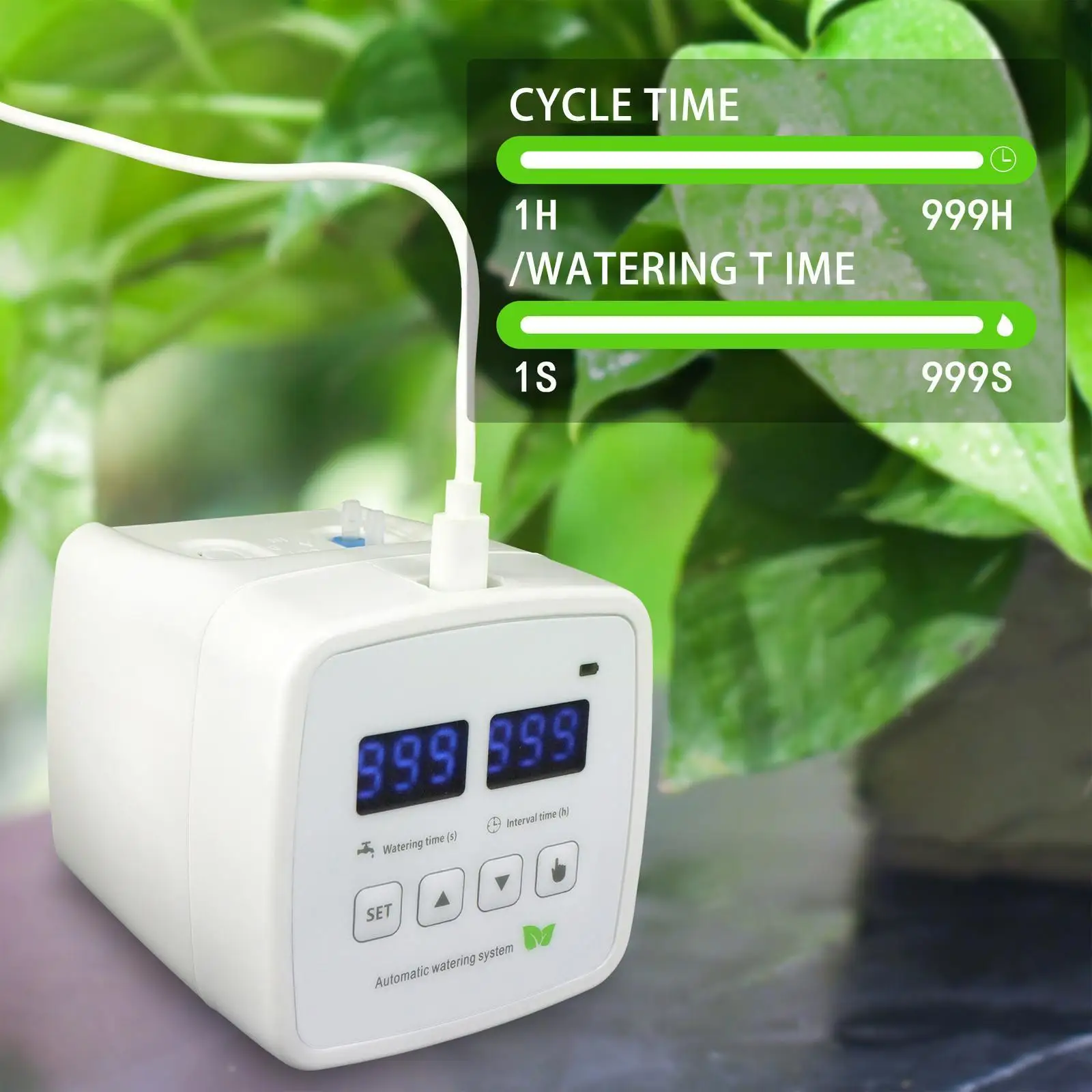 

Single Pump Intelligent Drip Irrigation Water Pump USB Watering Charging Timer Plant Garden Potted System Automatic Device Q2Y3