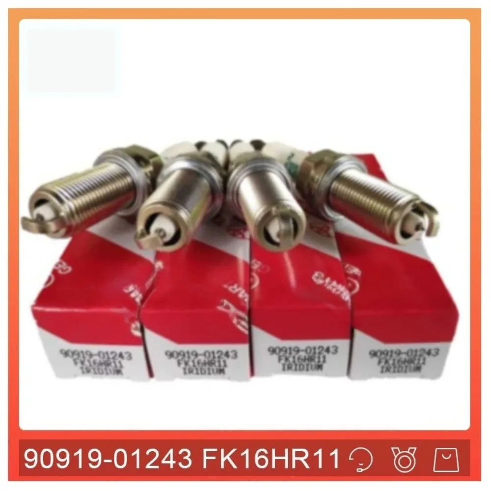 Фото 4 шт. 90919-01243 FK16HR11 Иридиевые свечи зажигания для Toyota Cruiser 1.5L Auris Urban Allion 9091901243 267700-7140 VFKH16 №4