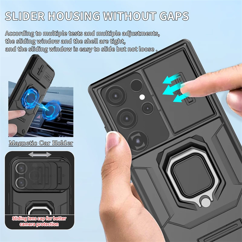 Чехол для Samsung Galaxy S24 съемный защитный армированный чехол камеры + Plus S 24