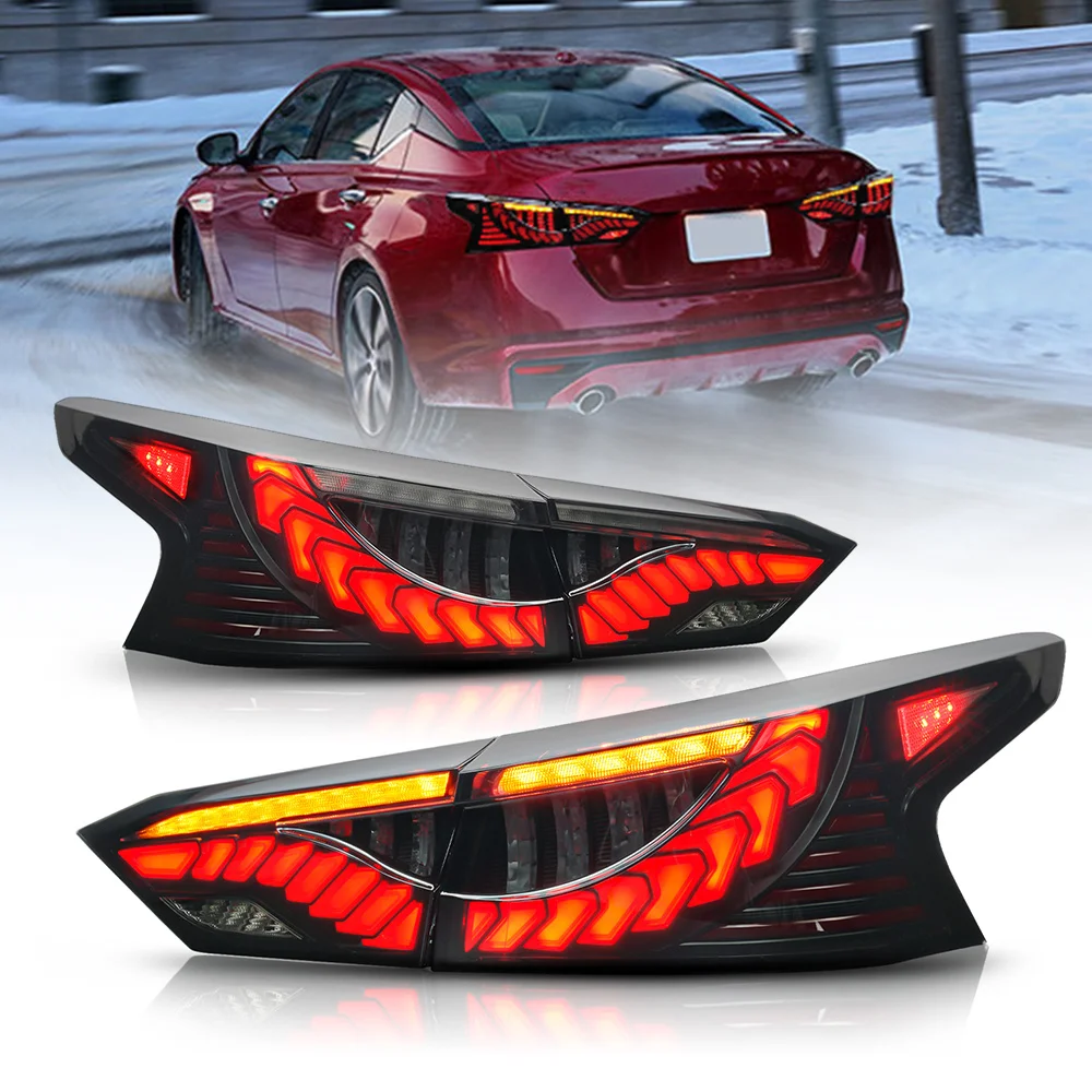 

Car Tail Lamp for Nissan Altima 2020 - 2022 Led Taillight Assembly Dynamic Sequential Turn Signals Rear DRL Brake Reverse Lamp