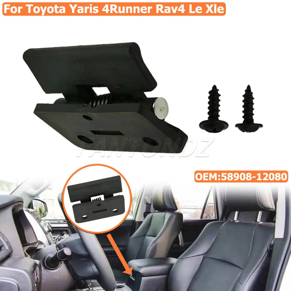 

58908-12080 Защелка крышки подлокотника центральной консоли для Toyota Yaris 4Runner Rav4 Le Xle 5890812080 Зажим коробки подлокотника 5890832020