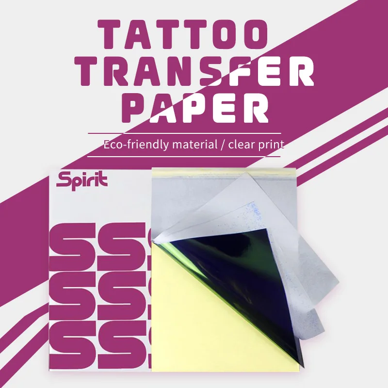 

100pcs Sheets Transfer Stencil Paper Tattoo Copier 4 Layers A4 Size Tool for Tattooists Stencil Copier Hot Carbon Tattoo Paper