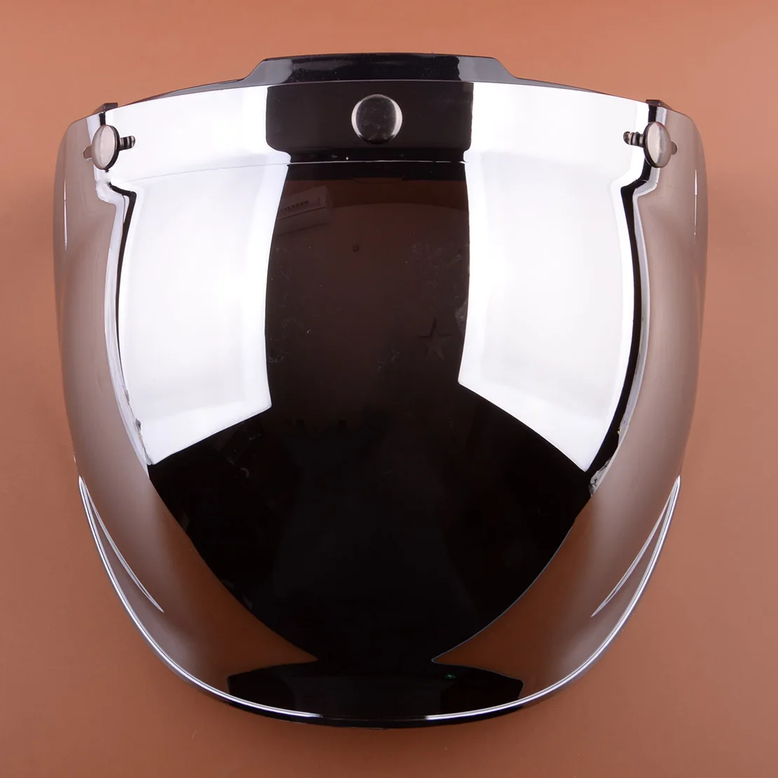

Universal Motorbike 3-Snap 3/4 Open Face Vintage Retro Helmet Wind Shield Len Anti-fog Anti-UV Anti-scratch