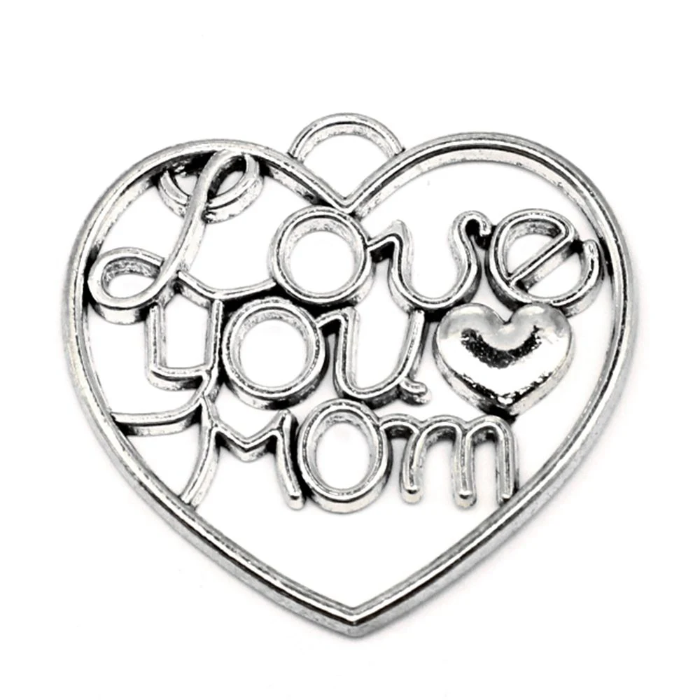 

2 шт. 37x39 мм подвеска «мама» для изготовления ювелирных изделий лучший подарок