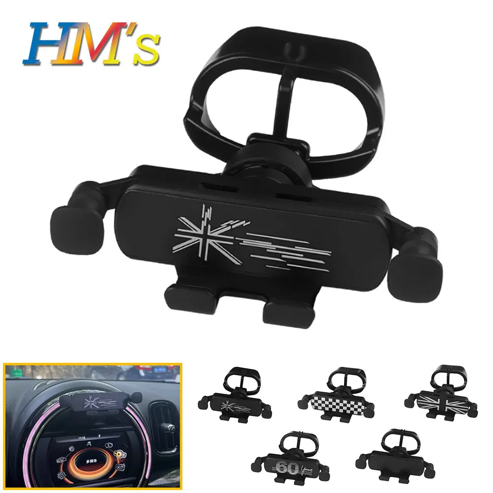 

For MINI F55 F56 F57 F60 Direct mounting mobile phone holder clip navigation stand with gravity clamps accessories 2014-2021