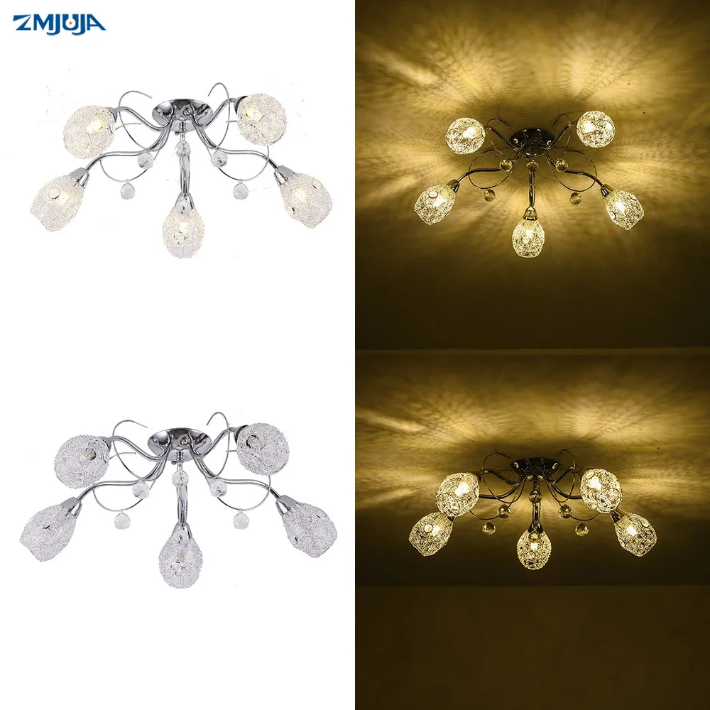 Роскошная подвесная люстра из искусственного кристалла для гостиной спальни