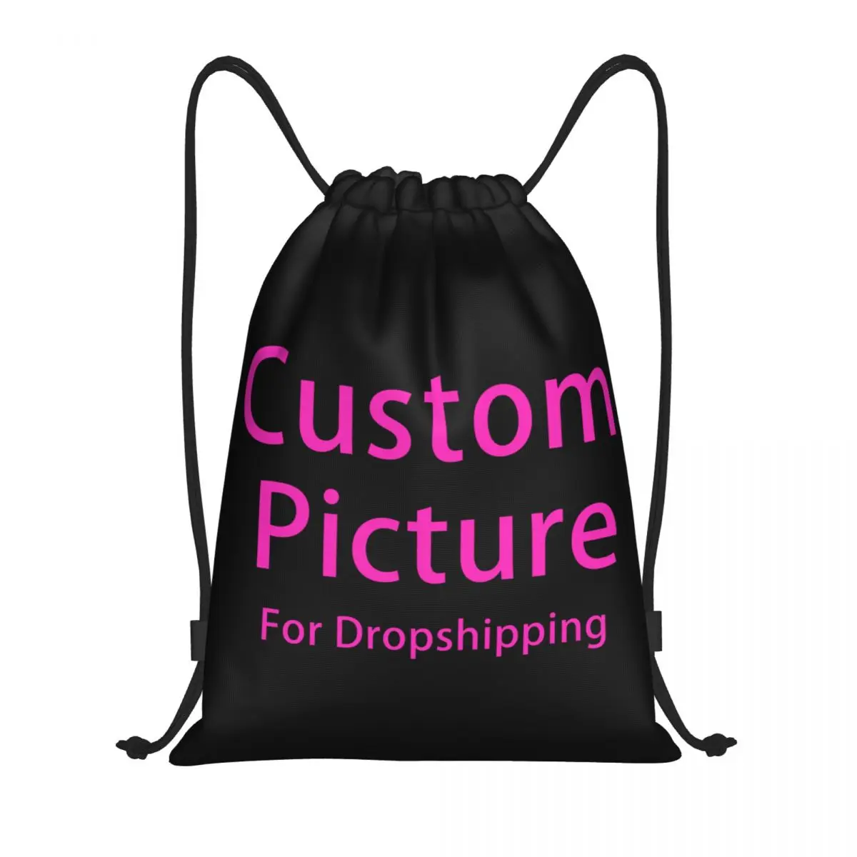 

Персонализированный Рюкзак на шнурке с индивидуальным фото и логотипом, спортивная сумка для спортзала для мужчин и женщин, индивидуальный тренировочный рюкзак с принтом «сделай сам»