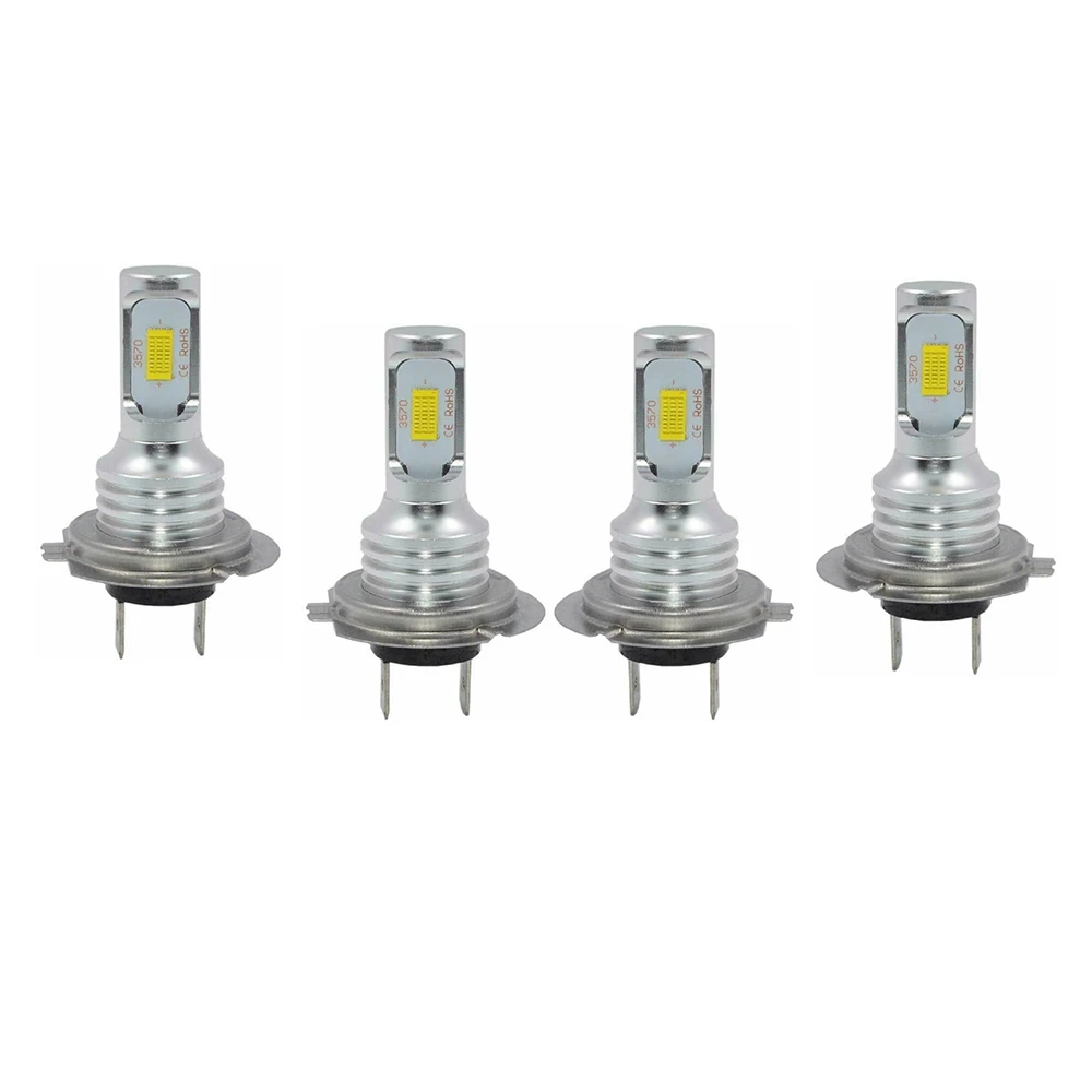 4 шт. мини-светодиодные лампы H7 + 240 Вт 6000 лм