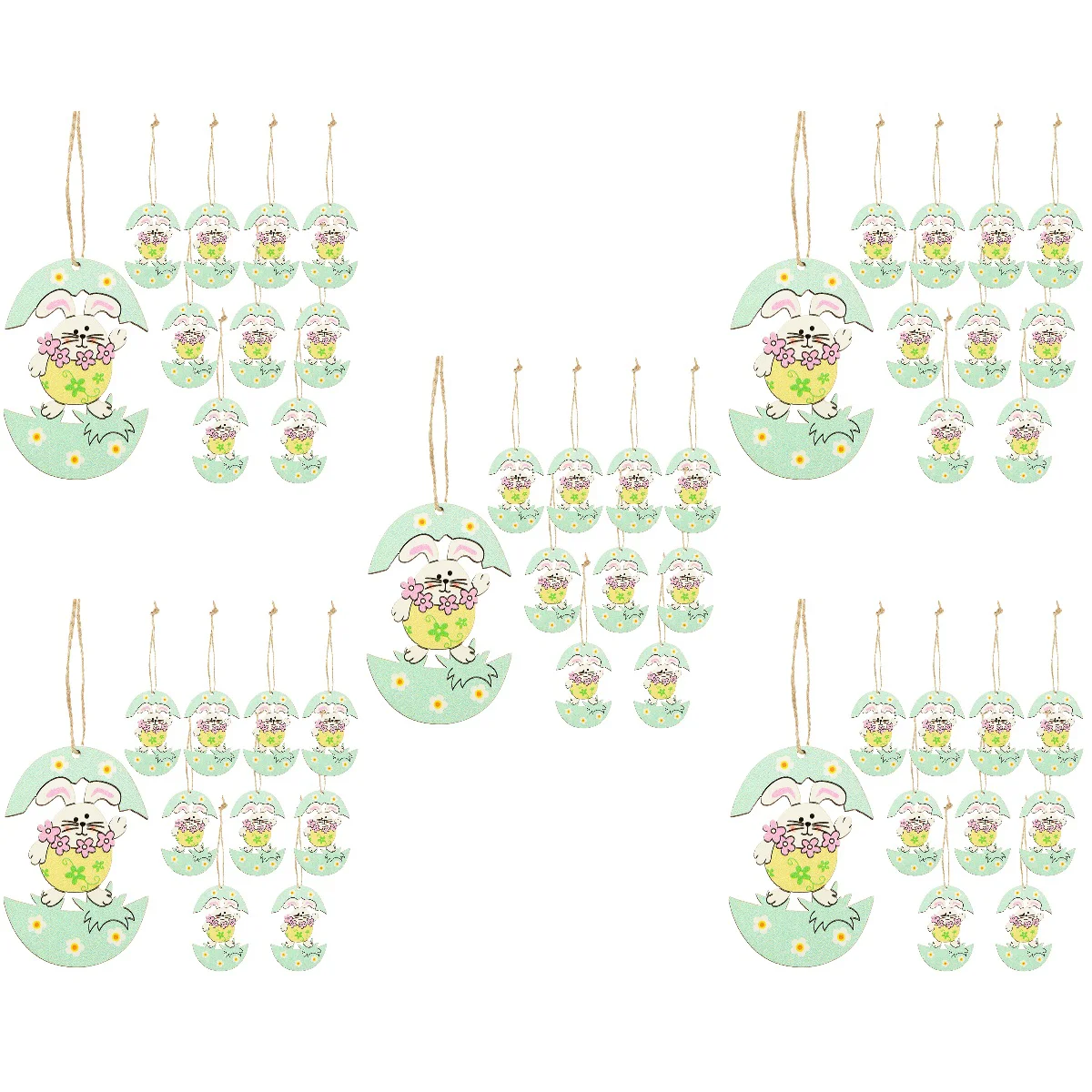 

50 pcs Interesting Tree Ornaments Tree Decorations Window Decorations