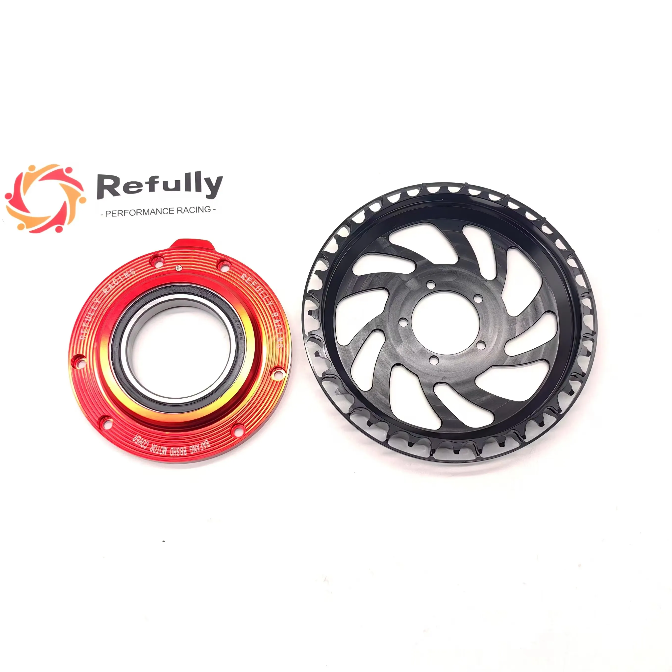 Фото Комплект Pro-Series для Bafang BBSHD – 40T Narrow Wide Chainring + индивидуальная крышка двигателя – совместим с SRAM Eagle 12-скоростными системами – не требует обрезки. №3