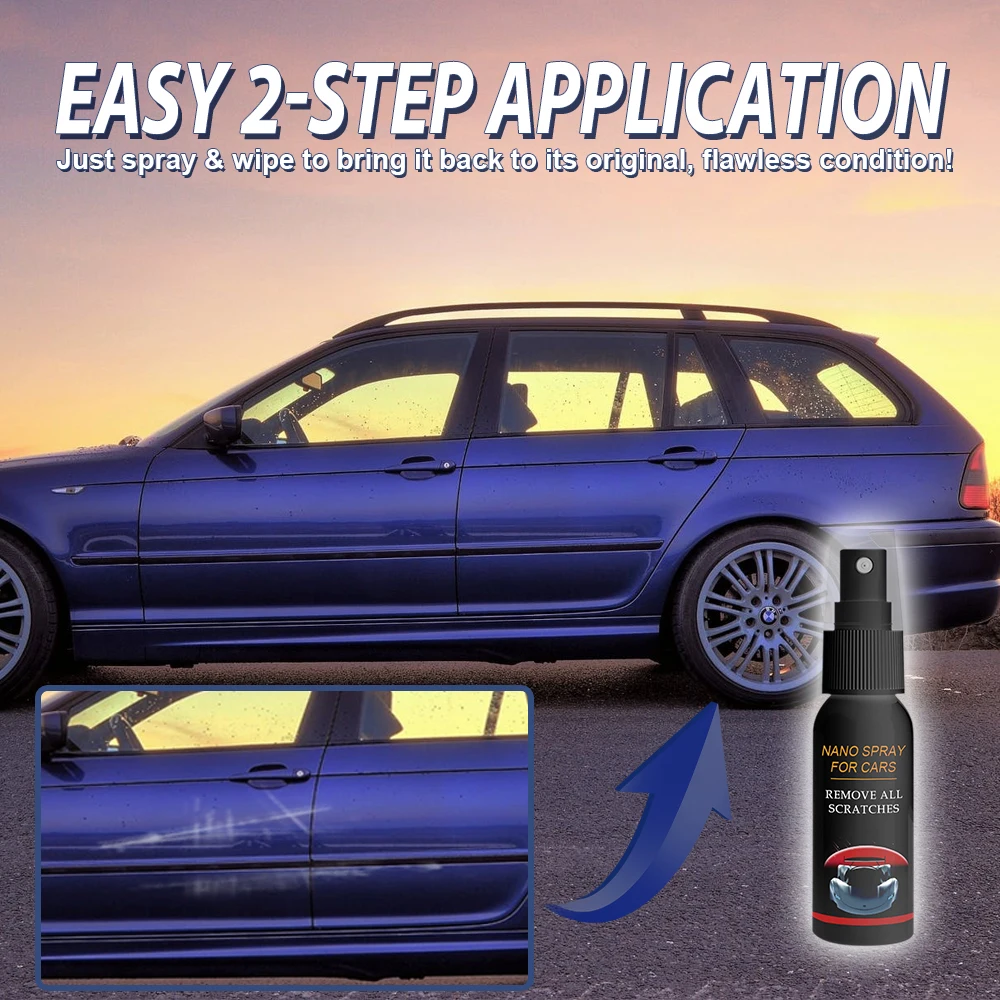 

30ml Car Scratch Repair Nano Spray Remove Scratches Quick Repair Gloss Recovery Sprays Hydrophobic Layer Polishing Spray for Car